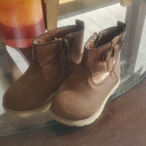 Munckin Brown Kids Boots by Striderite